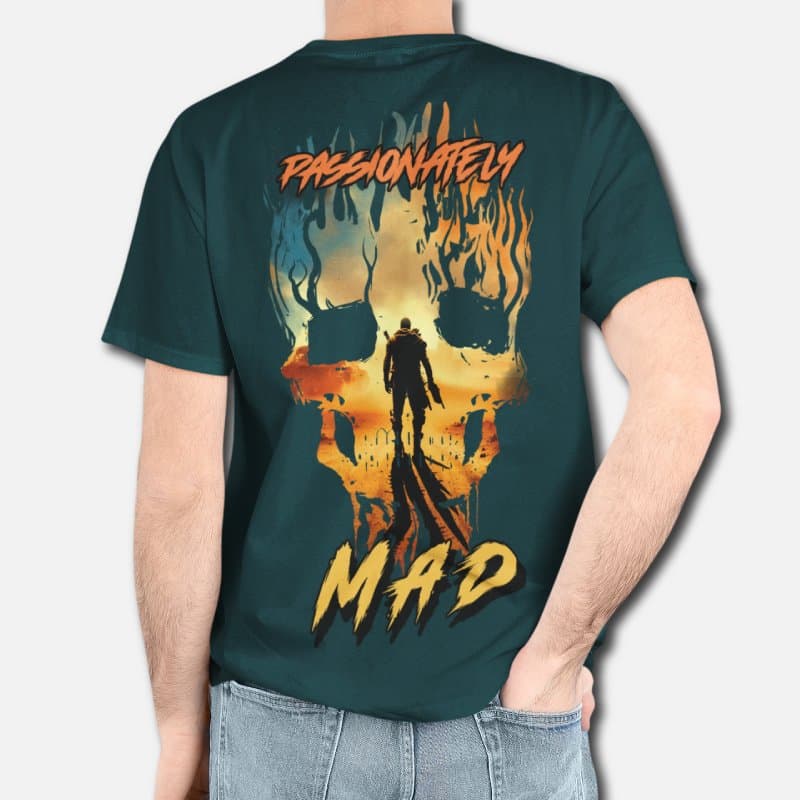 Passionately Mad - Graphic Printed T-Shirts For Men - Image 3