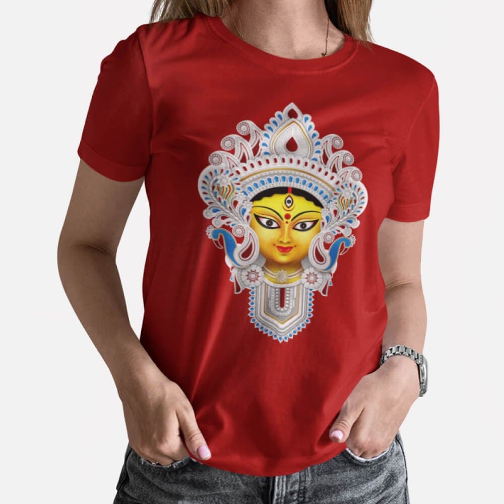 Maa Durga - Women's T-Shirts - Image 3