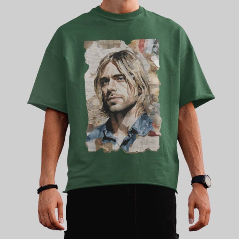 Kurt Cobain - Oversized T-Shirt - Image 2