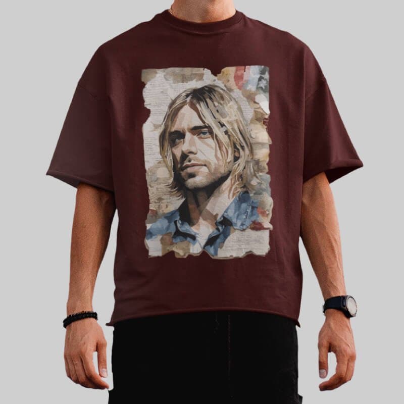 Kurt Cobain - Oversized T-Shirt - Image 4