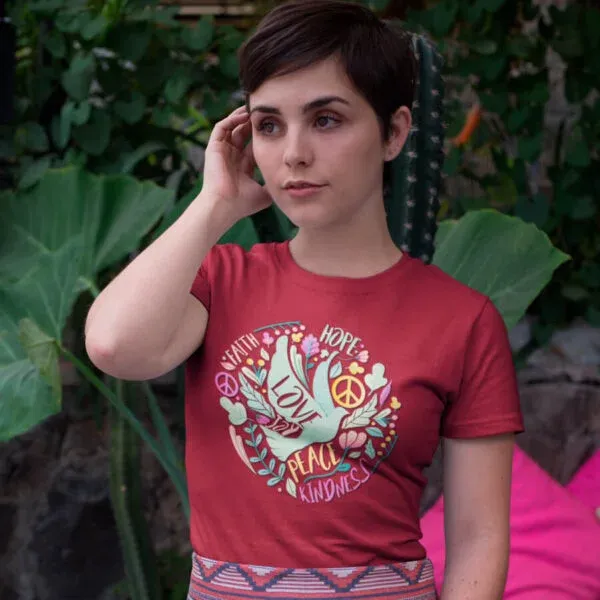 Love & Peace – Women’s T-Shirts