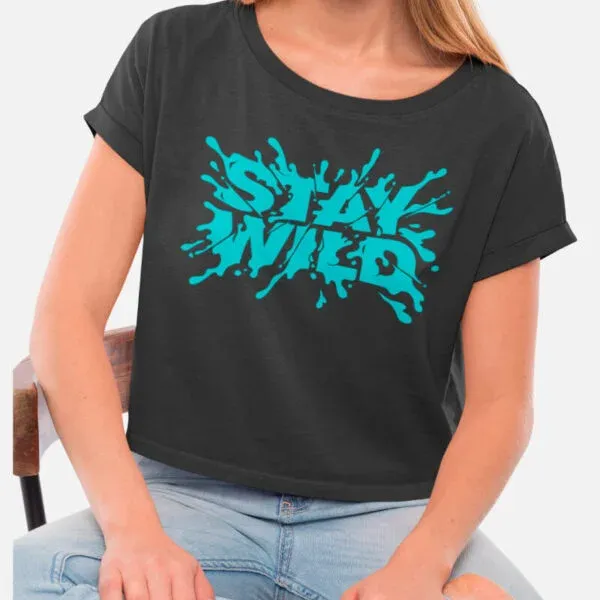 Stay Wild – Crop Top