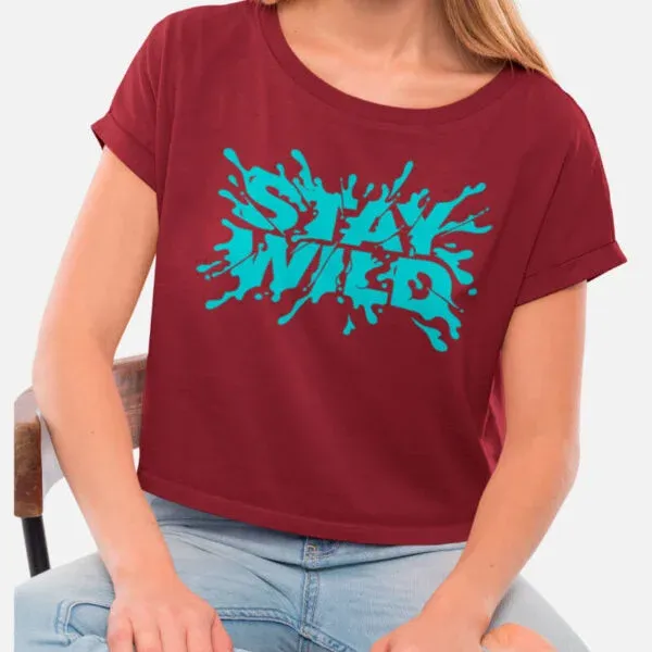 Stay Wild – Crop Top