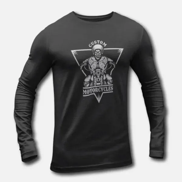 Custom Motorcycles – Men’s Long Sleeve T-Shirts
