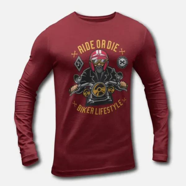 Ride or Die – Men’s Long Sleeve T-Shirts