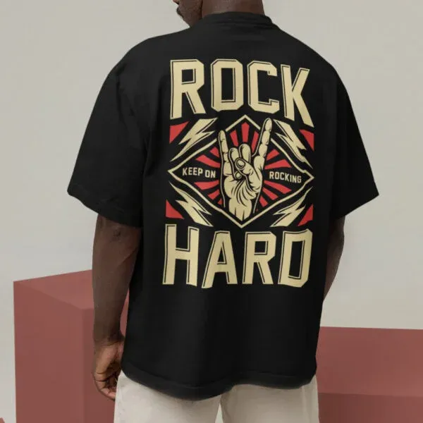 Rock Hard – Oversized T-Shirt