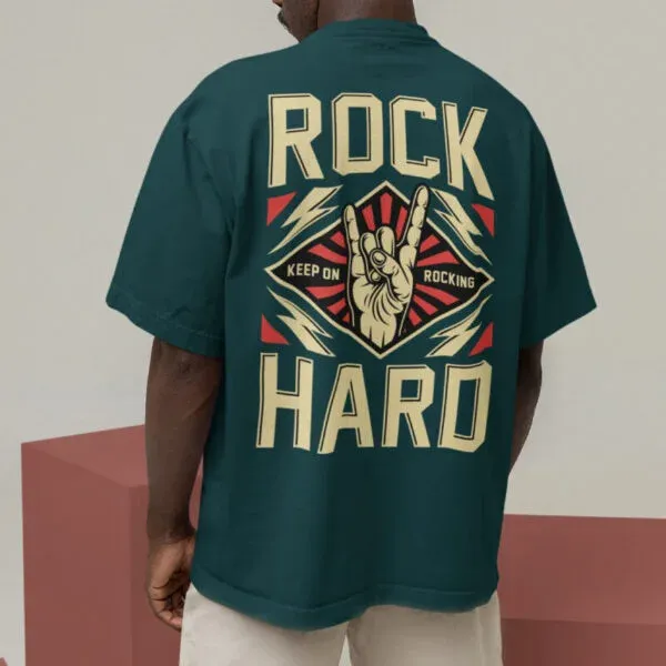 Rock Hard – Oversized T-Shirt