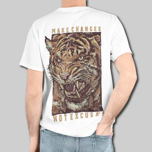 Make Changes Not Excuses – Graphic Printed T-Shirts For Men