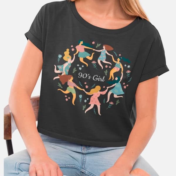 90's Girl - Crop Top - Image 2