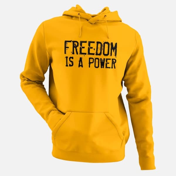 Freedom is a Power - Men's Hoodies - Image 2