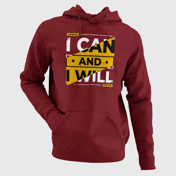 I Can An I Will - Men's Hoodies