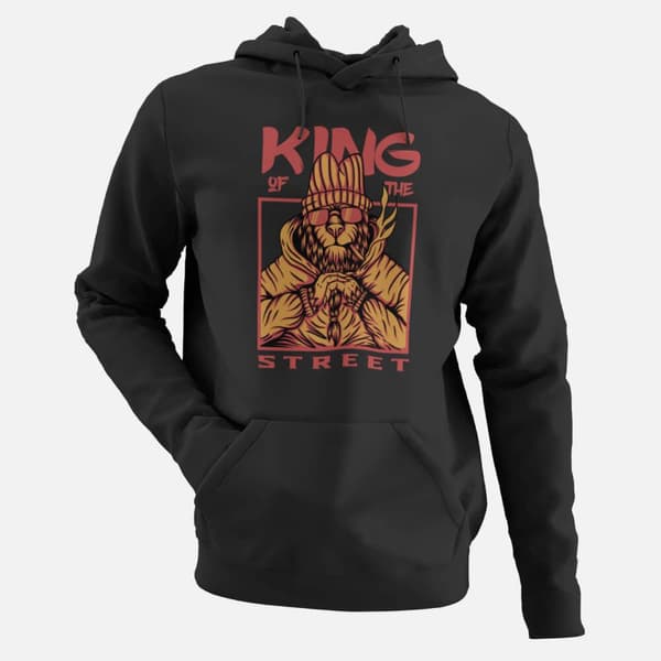 King Of The Street - Men's Hoodies - Image 2