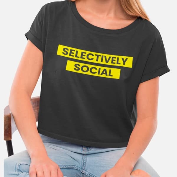 Selectively Social - Crop Top - Image 2