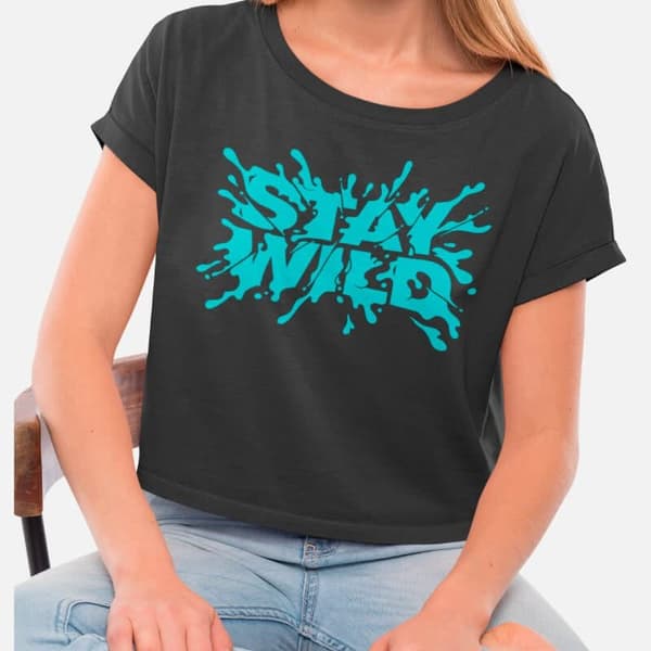 Stay Wild - Crop Top