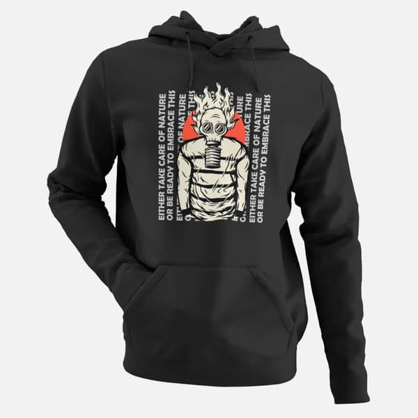 Care For Nature - Men's Hoodies - Image 2