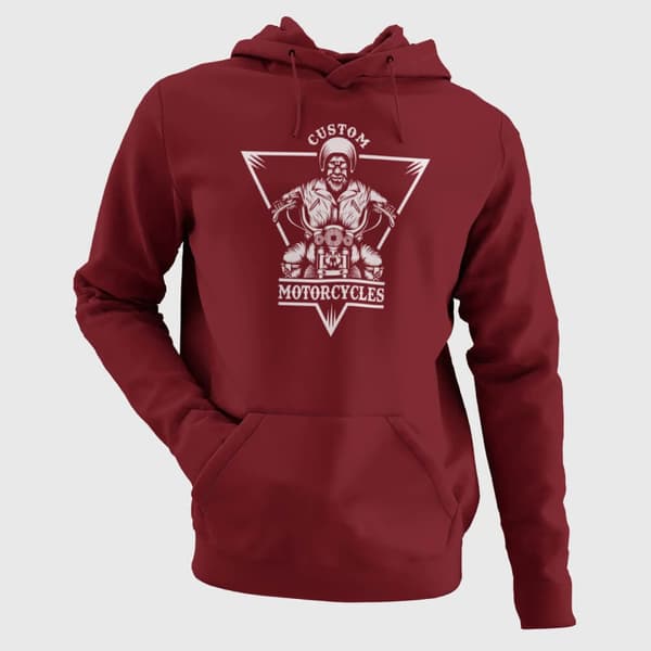 Custom Motorcycles - Men's Hoodies - Image 2