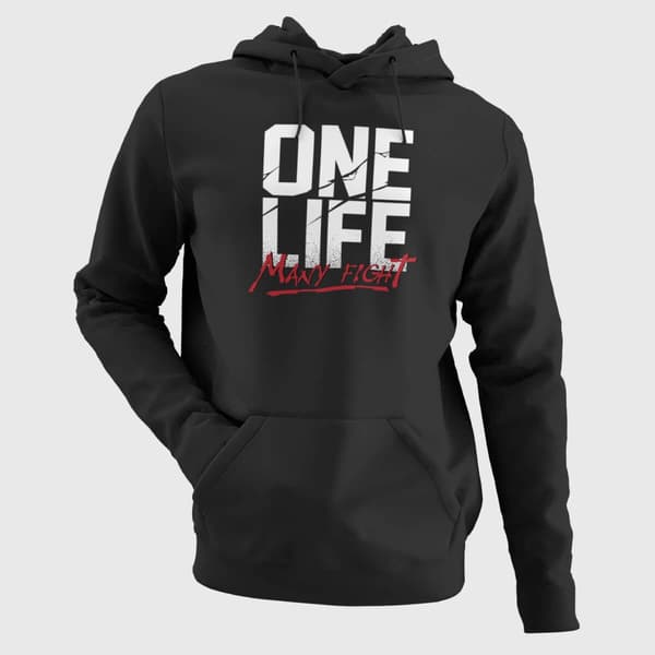 One Life Many Fight - Men's Hoodies