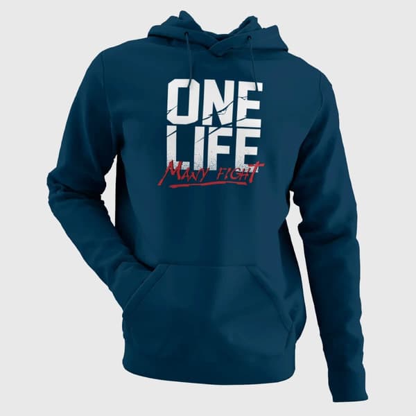 One Life Many Fight - Men's Hoodies - Image 2
