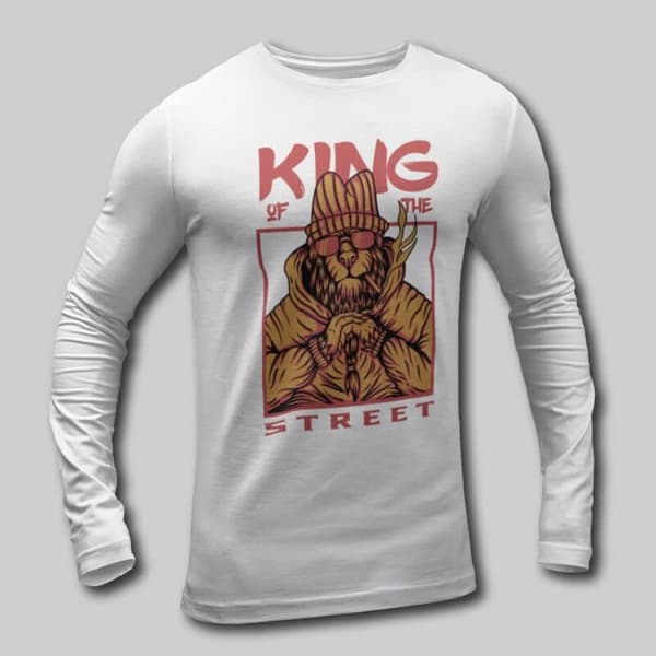 King Of The Street - Men's Long Sleeve T-Shirts