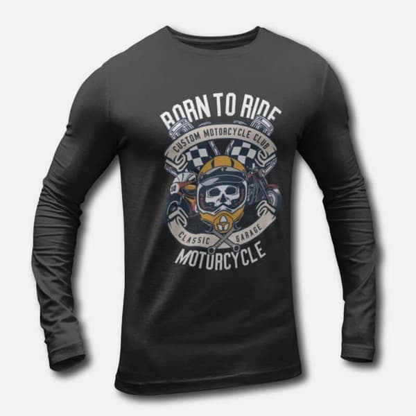 Born to Ride - Men's Long Sleeve T-Shirts - Image 2