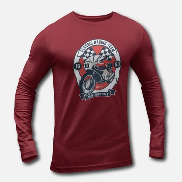 Classic Racing Team - Men's Long Sleeve T-Shirts - Image 2