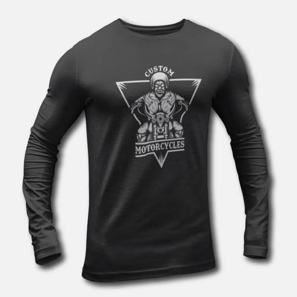 Custom Motorcycles - Men's Long Sleeve T-Shirts
