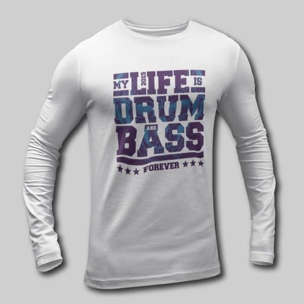 Drum & Bass V.1 - Men's Long Sleeve T-Shirts