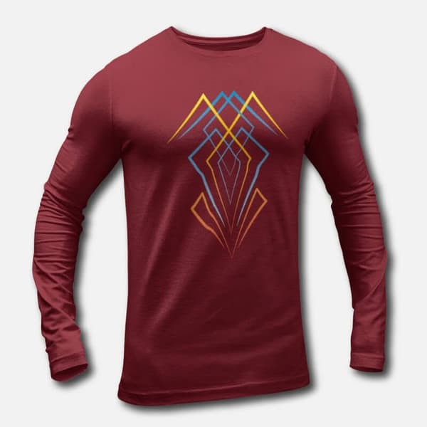 Hot Rod Pinstripes - Men's Long Sleeve T-Shirts - Image 2
