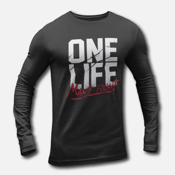 One Life Many Fight - Men's Long Sleeve T-Shirts