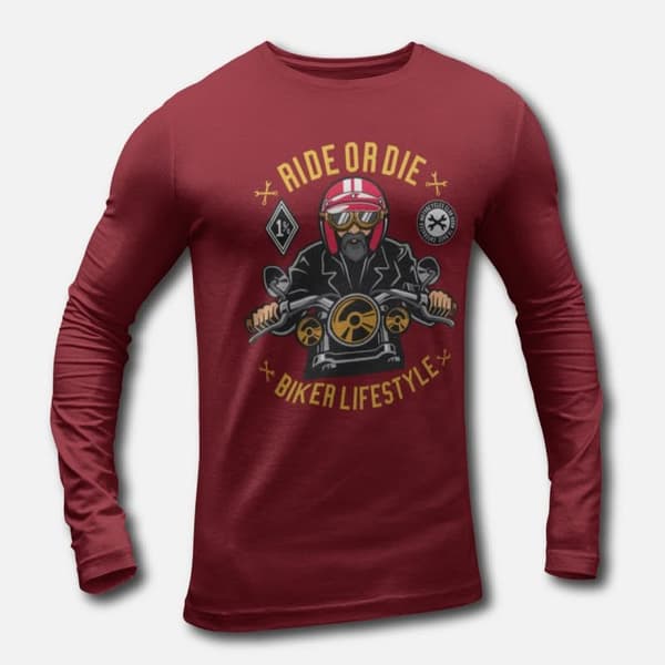 Ride or Die - Men's Long Sleeve T-Shirts - Image 2