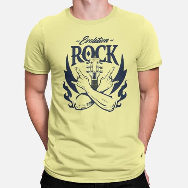 Rock Evolution - Men's T-Shirts - Image 2