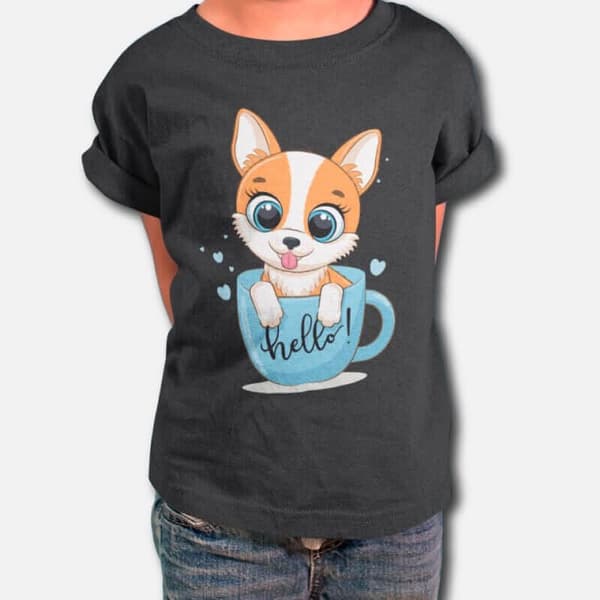 Cute Dog - Kid's T-Shirts