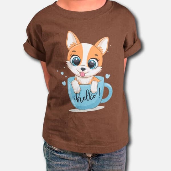 Cute Dog - Kid's T-Shirts - Image 2
