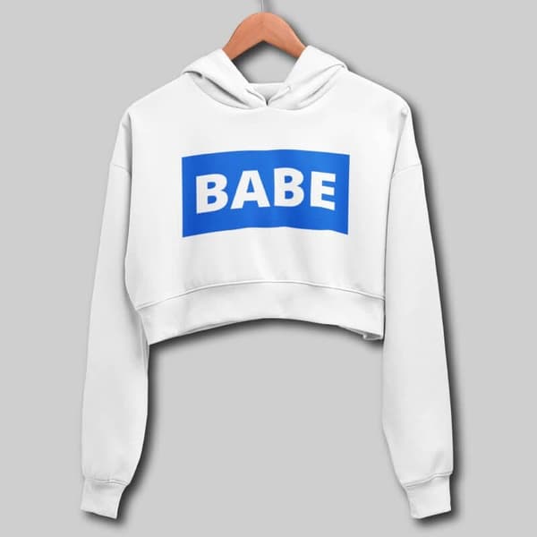 Babe - Crop Hoodies