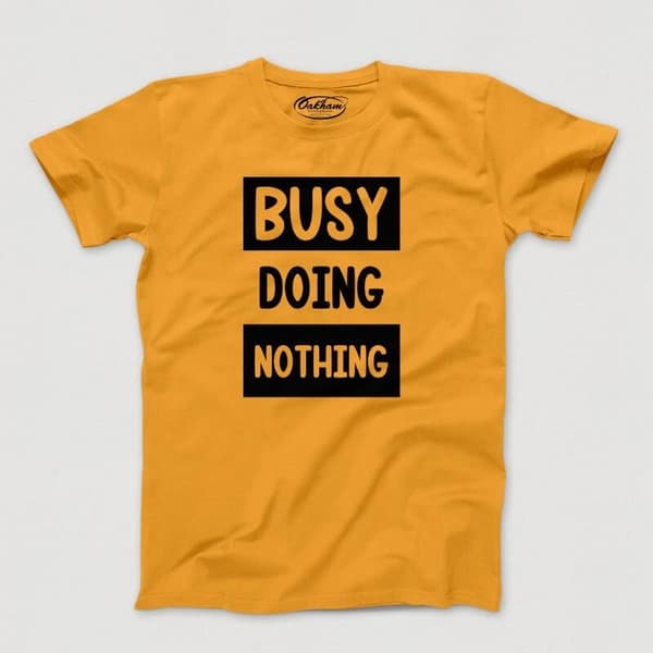 Busy Doing Nothing - Men's T-Shirts - Image 2