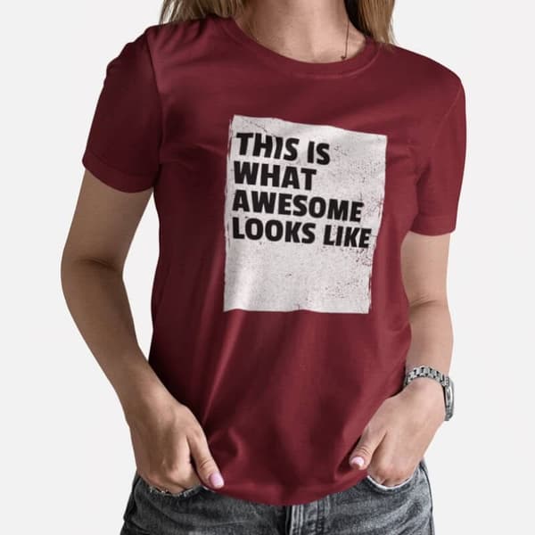 This is what awesome looks like - Women's T-Shirts - Image 2