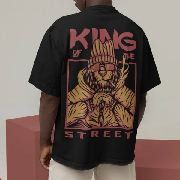 King Of The Street - Oversized T-Shirt - Image 2
