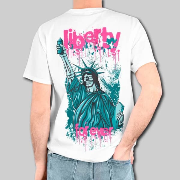 Liberty - Graphic Printed T-Shirts For Men - Image 2