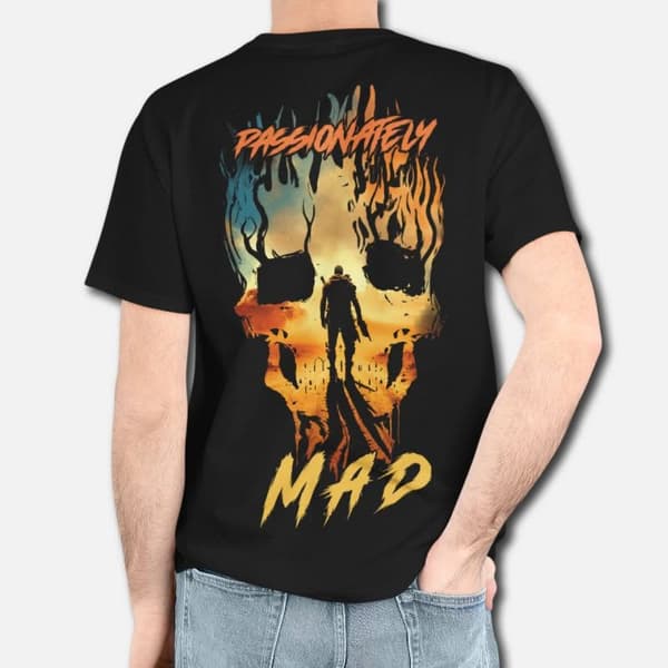 Passionately Mad - Graphic Printed T-Shirts For Men