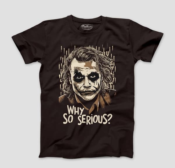 Why So Serious? - Graphic Printed T-Shirts - Image 2
