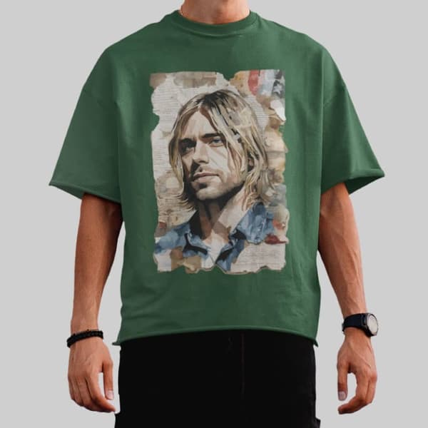 Kurt Cobain - Oversized T-Shirt - Image 2