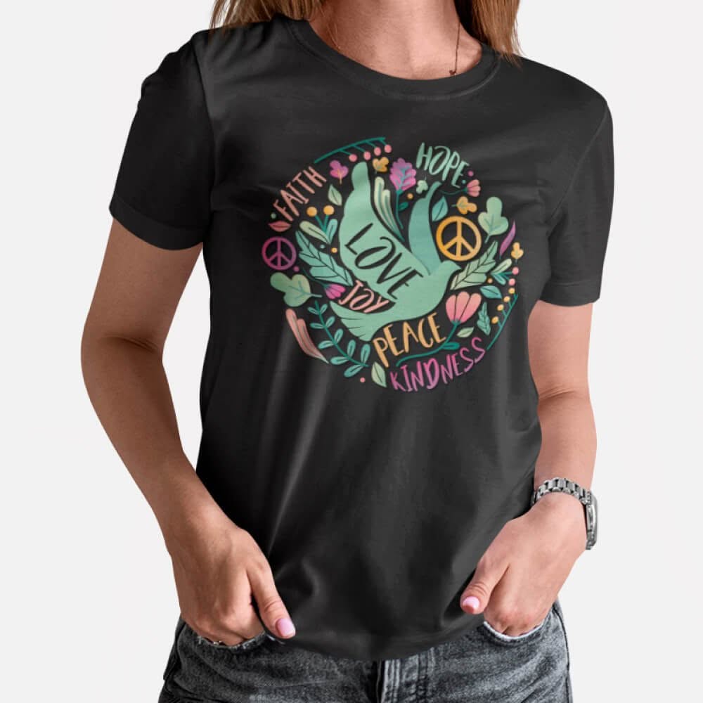 Love & Peace - Women's T-Shirts - Image 3