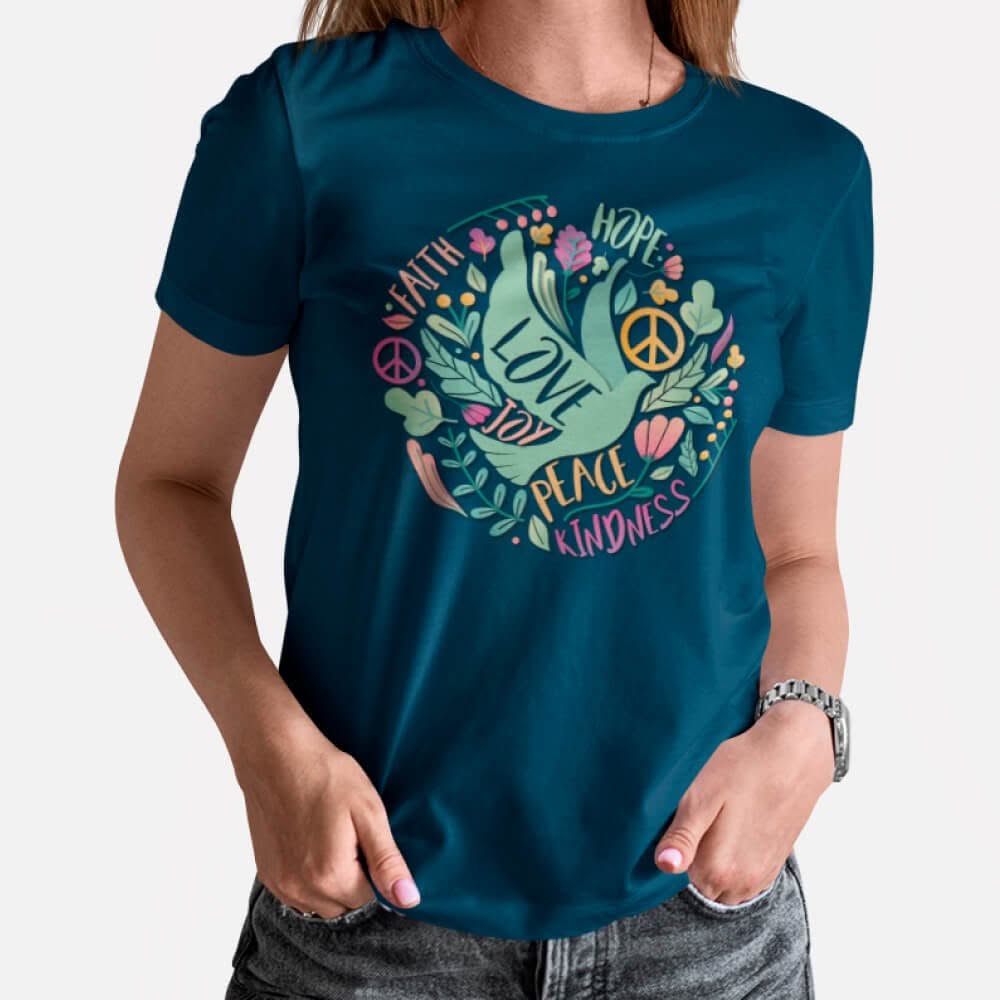 Love & Peace - Women's T-Shirts - Image 5