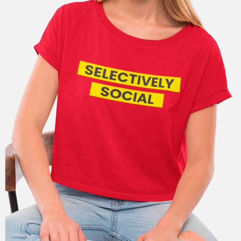 Selectively Social - Crop Top - Image 3