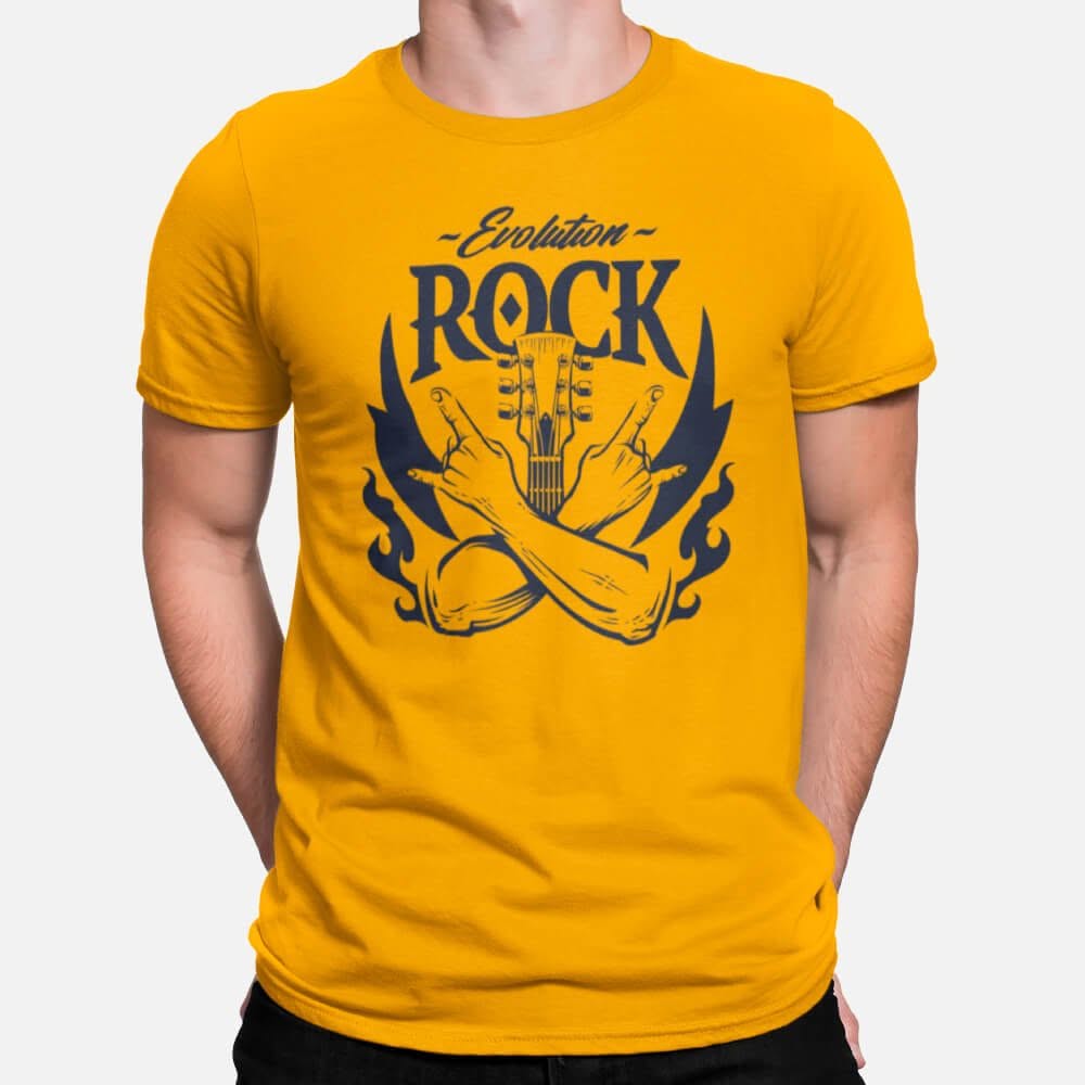 Rock Evolution - Men's T-Shirts - Image 7