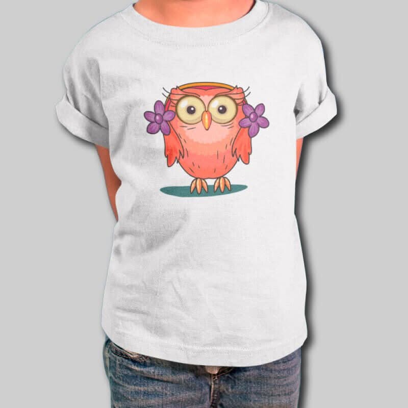 Owl - Kid's T-shirts - Image 3