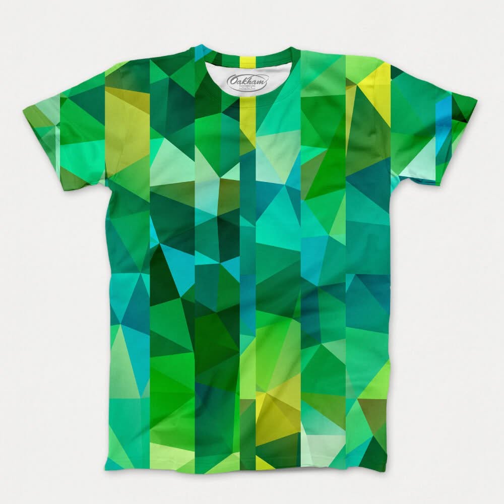 Green Polygon - Unisex Solids
