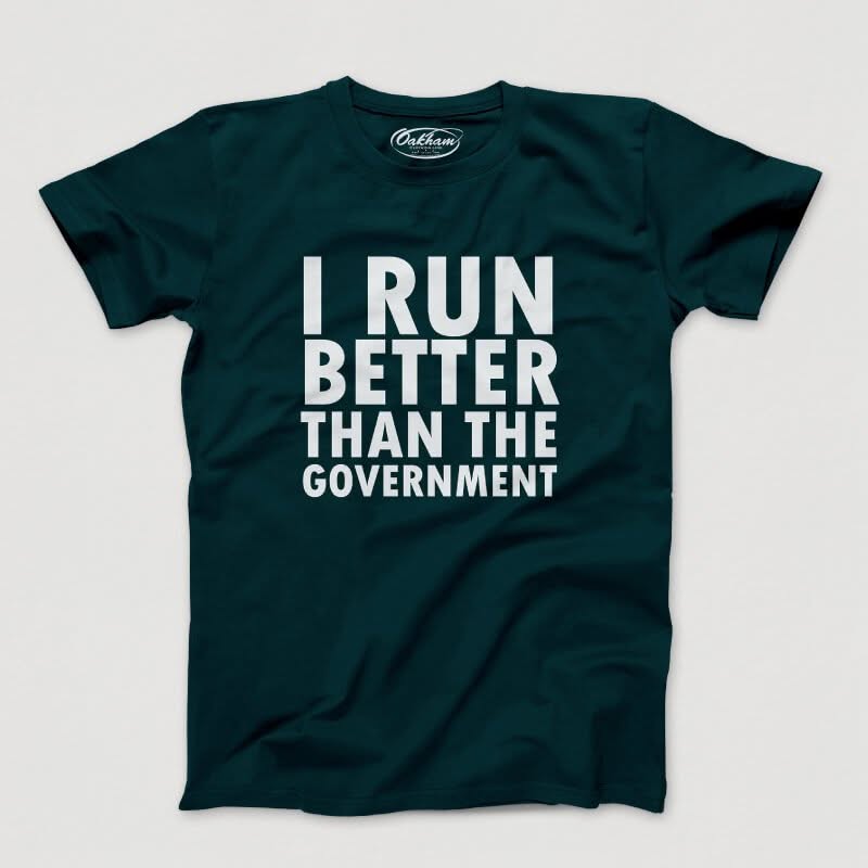 I Run Better Than The Government - Men's T-Shirts - Image 5