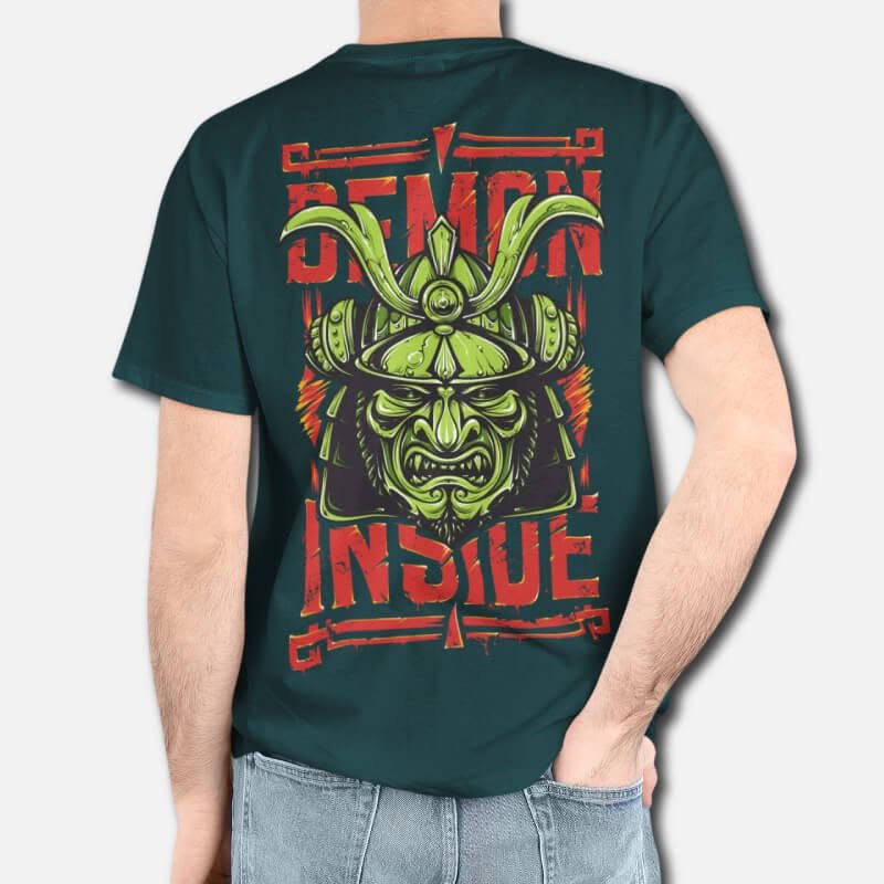 Demon Inside - Graphic Printed T-Shirts For Men - Image 3