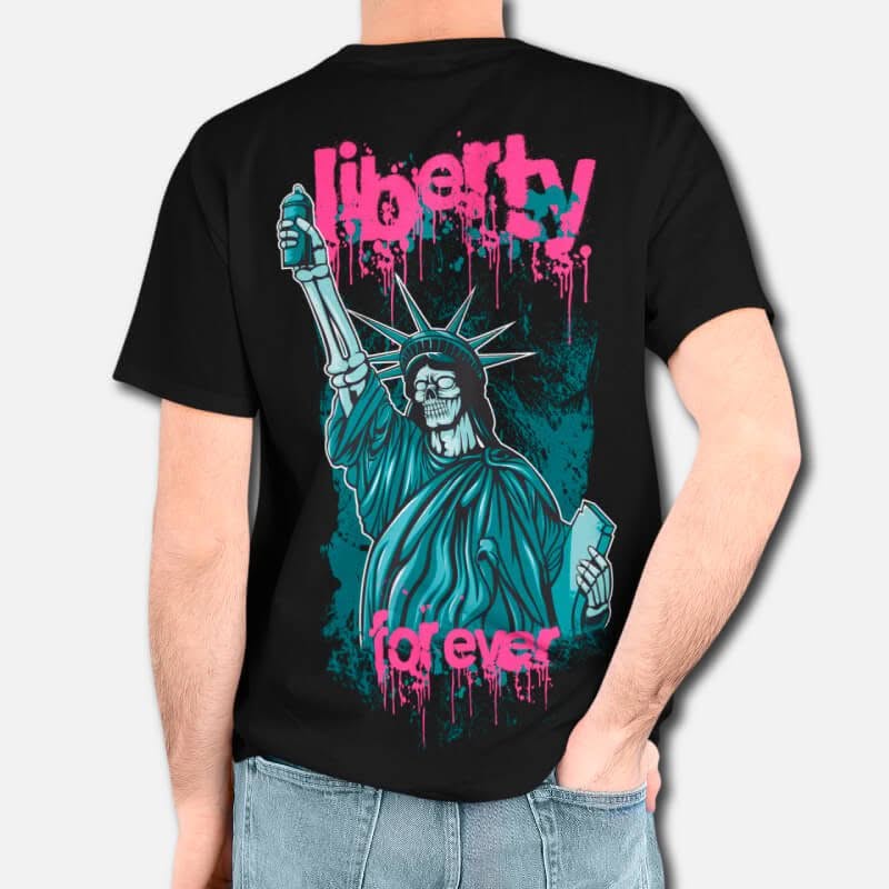 Liberty - Graphic Printed T-Shirts For Men - Image 3